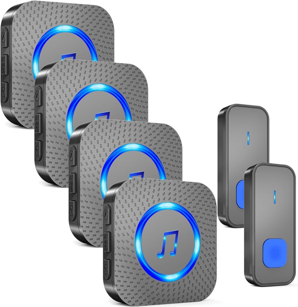 SURFOU 2 Buttons + 4 Receivers B0G5WM19ZS