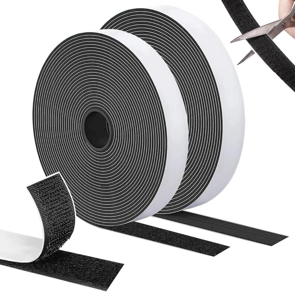 SURFOU Klettband - 10m x 20mm, Selbstklebend B0DJSB331N