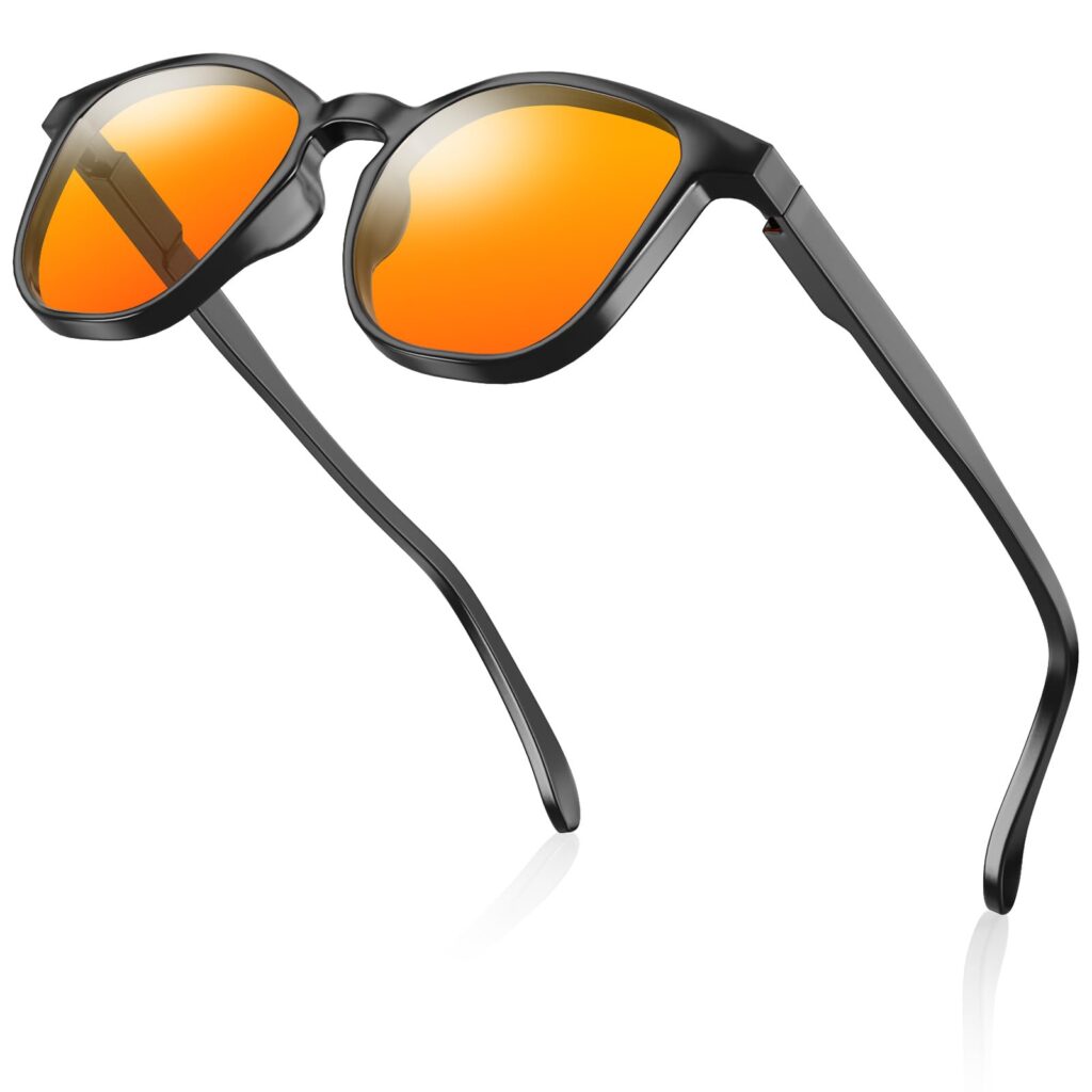 SURFOU Blaulichtfilter-Brille - Orange Getönte Gläser B0DQ7BFT2F