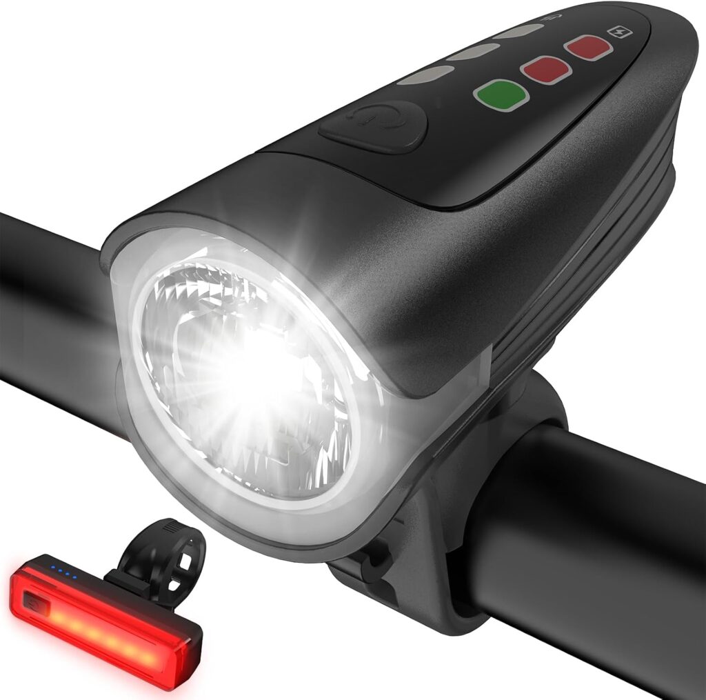 SURFOU Fahrradlicht-Set - StVZO, 4,3-19 Stunden, 60 Lux B0GYZ91KL2